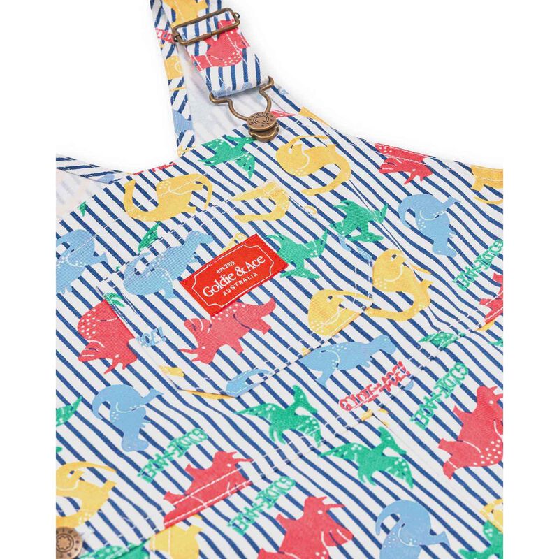 Goldie + Ace Dino Print Burton Overalls 6M-2Y image number 2
